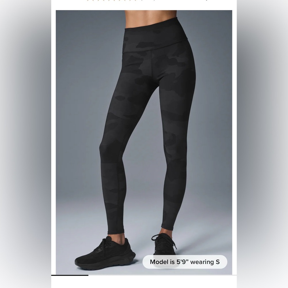 Women's Alo Medium EUC Camouflage High-waist Leggings